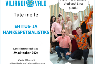 Tööpakkumise kuulutus ehitus- ja hankespetsialistile